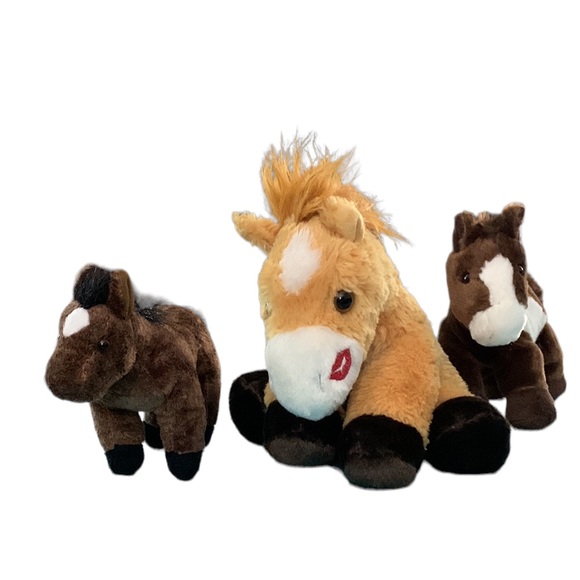 Plush stuffed animal horse 3 piece bundle - Picture 17 of 17